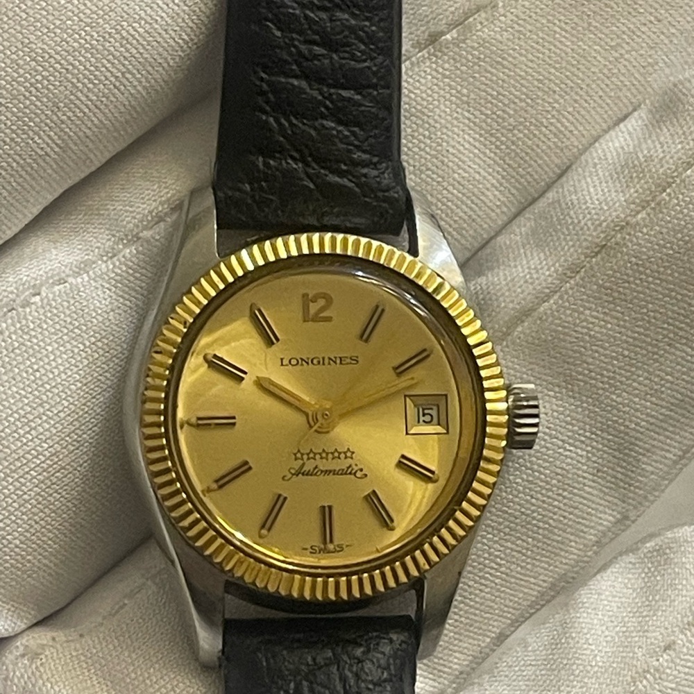 LONGINES 5 Star Admiral Atomatic Ladies Watch Vintage 1970s Cal 5852 Swiss Made
